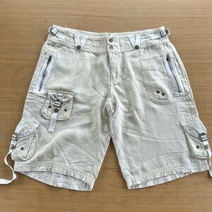 Da-Nang Silk Cargo Shorts Vintage 00’s.